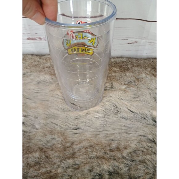 Tervis Red Frog Rum Bar Insulated Clear Tumbler Cup 16 Oz Durable Acrylic Drinkw - Picture 3 of 6
